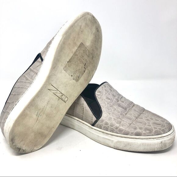 ZCD Montreal Nico Slip On Leather Sneakers Size 38 - Picture 8 of 9
